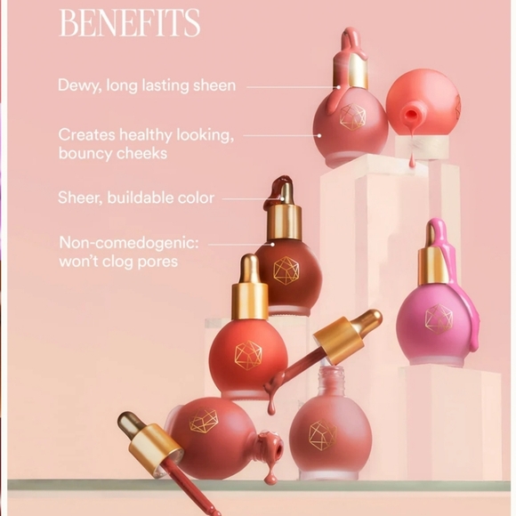 EM COSMETICS Color Drops Serum Blush New - Picture 1 of 8